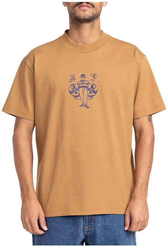 Rvca - Invisible Man - T-shirt - Bruin - Korte Mouwen