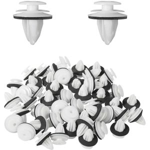 Autodeur clips - 100 stuks - Sponspad design - Kunststof bumperklemmen