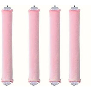 FA-VE Haarrollers - Set van 4 - Heatless Curls - Haar Rollers - Roze