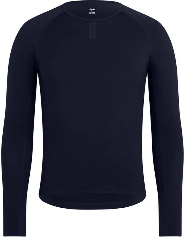 Rapha Merino Lange Mouwen Basislaag Blauw S Man
