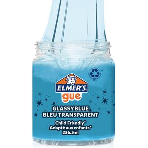 Elmer's Gue kant-en-klare slijm | glazig blauwe slijm | geweldig om met extra ingrediënten te mengen | 236,5 ml | 1 stuk
