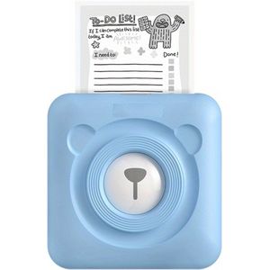 Livano Mini Printer - Mobiele Fotoprinter - Draadloos Pocket Printer - Voor Mobiel - Blauw