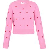 MYMO - Trui - Rosa - Donkerrood