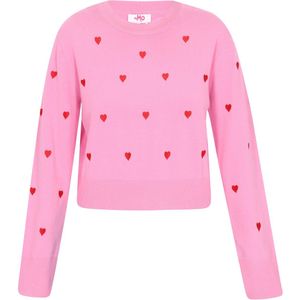 MYMO - Trui - Rosa - Donkerrood