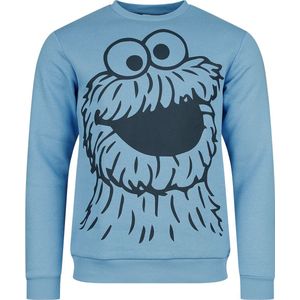 Sesame Street Cookie Monster Heren Sweatshirts - blauw - L