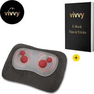 Massage Kussen - Massage Kussen Nek En Rug - Massagekussen Medisana Verwarmt - 4 Standen - Relaxend