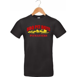 Barbecue T-shirt - BBQ Pit Boys - Pitmasters - cadeau Vaderdag - verjaardag - Barbecue - zwart - maat L