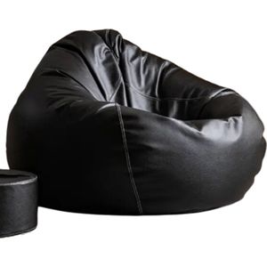 Zitzak Sofa Deluxe - Leer PU - Bruin - Zit Zak - Stoel - Lounge - Poef - PU Leder