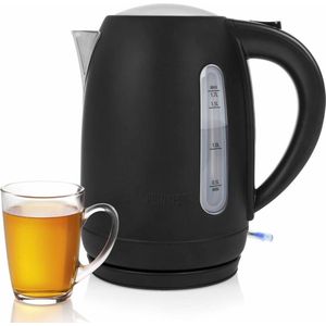 Princess Waterkoker 236032 – 1.7 Liter – 360° draaibaar - 2200W– Black Steel Collectie