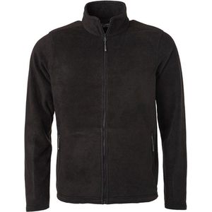 James and Nicholson Heren Fleece Jas (Zwart)