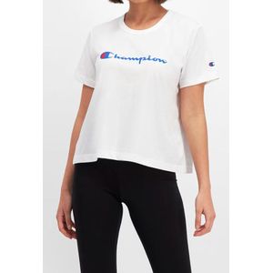 Champion Meisjesshirt, wijd model, wit - Maat XS -