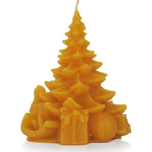 Bijenwaskaars Kerstboom & Cadeau's | Zuivere Bijenwas kaars | Handgemaakt