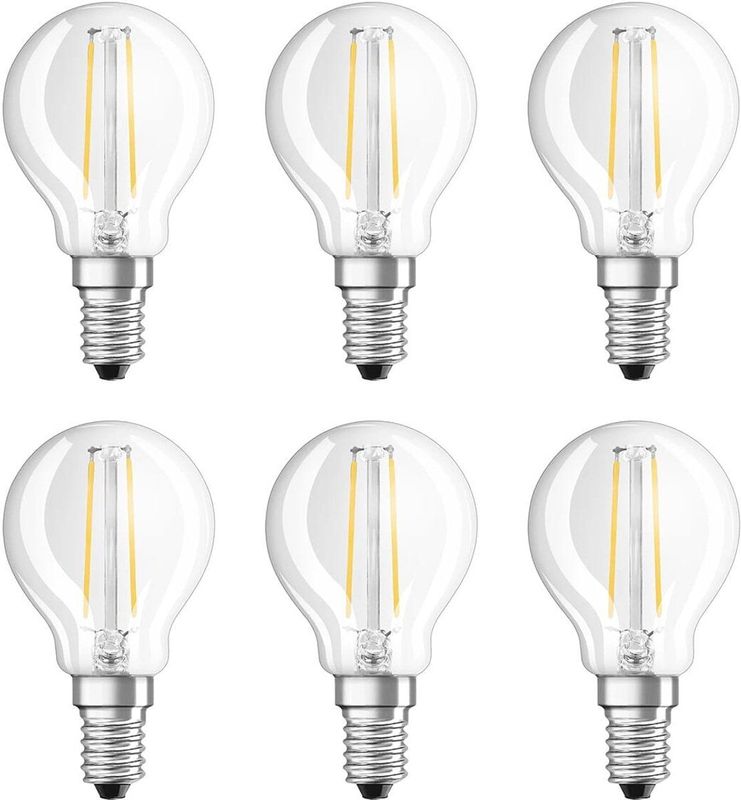 Ledvance - LED Classic P45 - Kogellamp - 4000K - 2.5W - 250 lumen - Ø45mm - 6 stuks