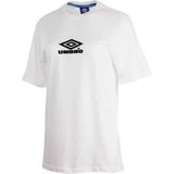 Umbro Classic 2 Boyfriend T-shirt Wit L Vrouw