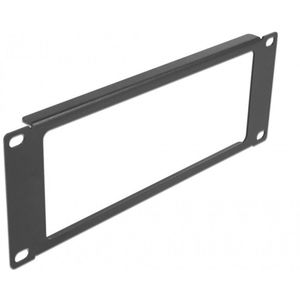 Delock - Paneel - Zwart - Metaal - Geschikt voor 10 Inch Netwerkkast