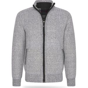 Cappuccino Italia - Heren Sweaters Bounded Jacket Grijs - Grijs - Maat XL