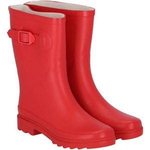 Rode damesregenlaars Rubber Rain Boots van XQ 41