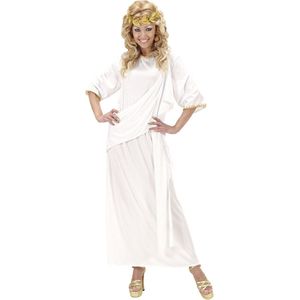 Widmann - Toga Kostuum - Geklede Toga Unisex Kostuum - Wit / Beige - Small - Carnavalskleding - Verkleedkleding