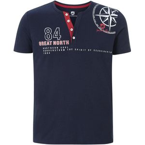 Jan Vanderstorm - LINDRAD - T-shirt - Donkerblauw