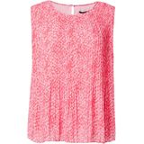 COMMA Blouse  fuchsia / rosa / framboos / wit