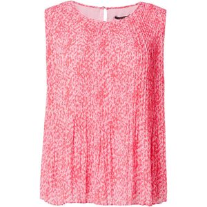 COMMA Blouse  fuchsia / rosa / framboos / wit