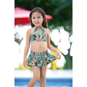 Olympia - Short - Gebloemd - Maat 128