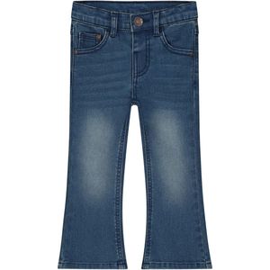 Prénatal Jeans Kinderen Maat 74 - Donkerblauw Denim - Spijkerbroek Kinderen Flared - Kinderkleding