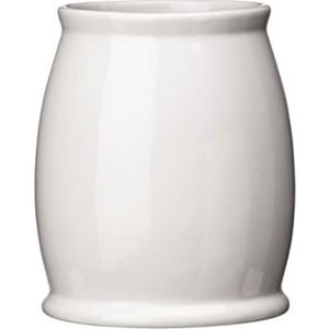 Lepelpot - Spatelpot - Utensils pot - Keukengerei houder - Keukengerei pot - ‎12 x 12 x 14 cm - Wit