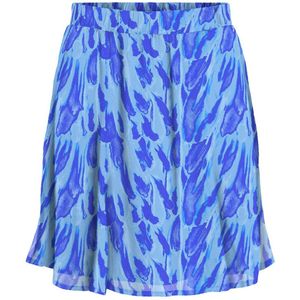 Vero Moda Holly Korte Rok Met Hoge Taille Blauw L Vrouw