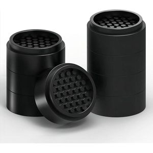 Verstelbare bedstootborden - Rubberen meubelrisers - Set van 8 - Creëert extra hoogte van 1, 2 of 3 inch