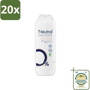 20 x Neutral Conditioner Parfumvrij 250 ml - Grootverpakking - Gevoelige Hoofdhuid - Conditioner - Parfumvrij - 0% Parfum - 0% Kleurstof