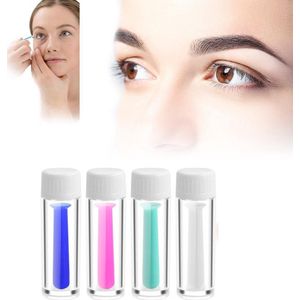 Lens Zuignapje - 4 Stuks - Geschikt Voor Harde Lenzen - Groen Blauw Roze Doorschijnend