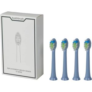 ToothBruzh Bruzhhead 4-Pack Ocean - opzetborstels elektrische tandenborstel
