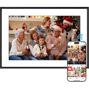 10.1 inch HD digitale fotolijst met touchscreen en 32 GB opslag voor eenvoudig foto- en videodelen