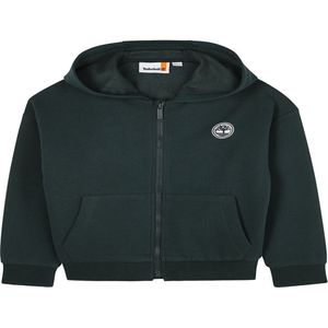 Timberland - T60560 - Hoodie - 80% Katoen - Geborduurd - Met Rits
