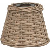 vidaXL-Plafondlampenkap-Ø15x12-cm-wicker-bruin