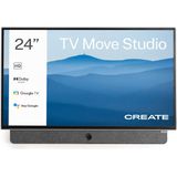 CREATE - MOVE STUDIO - Draagbare Smart TV - 24 inch - Met Batterij en Antireflectiescherm