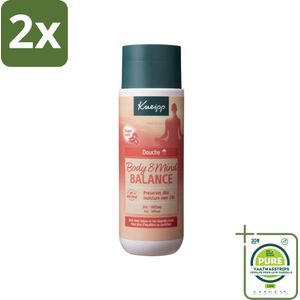 Kneipp - Douchegel - Body & Mind Balance - 200 ml - Voordeelverpakking - 2 stuks - Douchegel - Iris