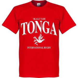 Tonga Rugby T-Shirt - Rood - XS