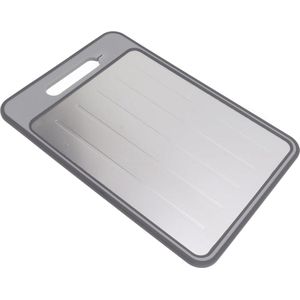 Snelle Ontdooiplaat Snijplank - Veilig Multifunctioneel voor Thuiskeuken - Grijs .