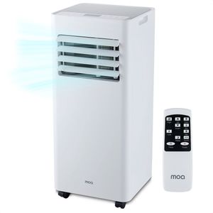 MOA Mobiele Airco - 7.000 BTU - 3-in-1 - Airconditioning met Raamafdichtingskits - Ontvochtigingsfunctie - Slaapkamer - Woonkamer - tot 20 m² koelen