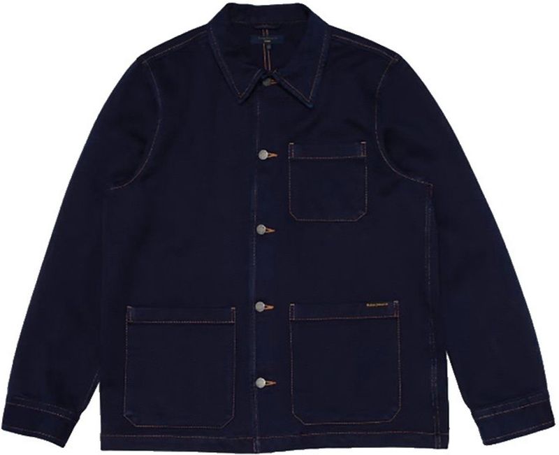 Nudie Jeans - Barney - Jas - Blauw - Biologisch Katoen