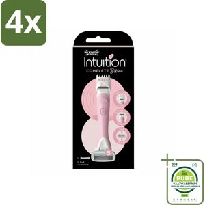 Wilkinson Sword - Scheermes - Intuition Complete Bikini - Precisie - 1 scheermes - Voordeelverpakking - 4 stuks - Scheermes - Bikinilijn