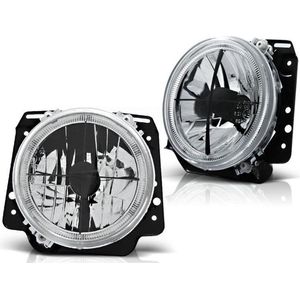 Buitenste koplampen VW GOLF II 2 08 83-08 91 ANGEL EYES CHROOM