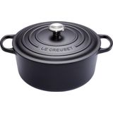 Le Creuset - Braadpan Signature - Mat Zwart - Gietijzer - Ø 20 cm