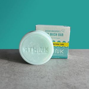 RTHINK Body Wash Bar - Ocean Whisper's Eucalyptus & Pepermunt - 100% Plasticvrij, Natuurlijk en Vegan - 75gr