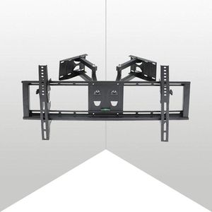 Hoek Wandmontage TV-beugel Vaste muurbevestiging voor LED LCD-plasmaschermen 32-65 inch (45 inch op de hoek), tv-kast muurbevestiging, hoek, draaibaar en kantelbaar ±15° - Belasting 35 kg VESA 400 x