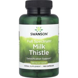 Swanson Health Full Spectrum Milk Thistle 500mg - 100 capsules