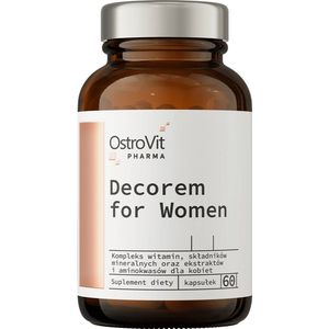 OstroVit - Decorem For Women - 60 capsules - Vitamine- en mineraalcomplex met krachtige extracten en aminozuren - Supplementen