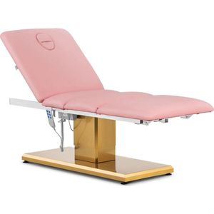 Massagetafel - Roze/Goud - Metaal - Hoogte Verstelbaar 58-78 cm